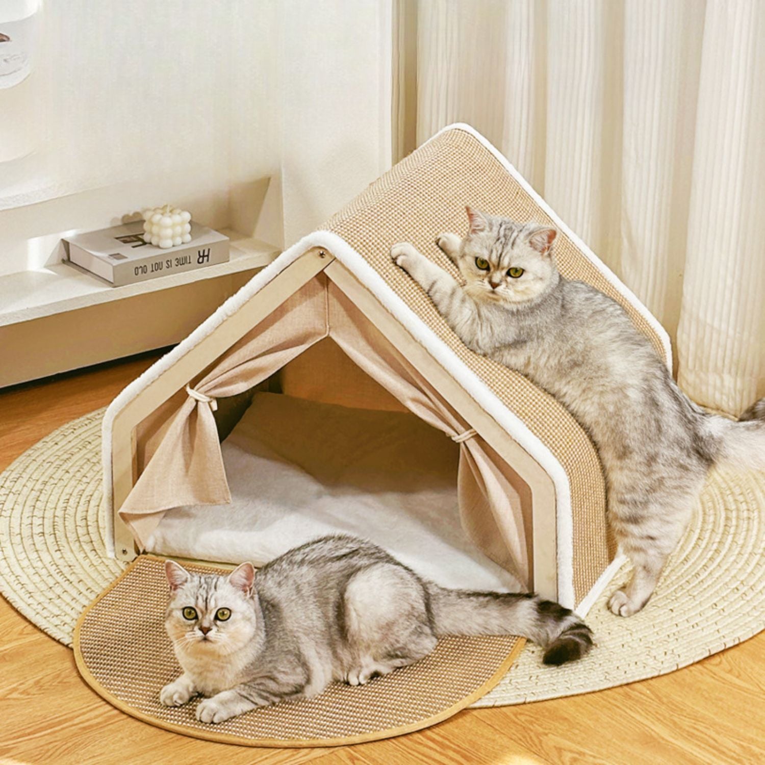 winter warme kattenbed voor katten binnen